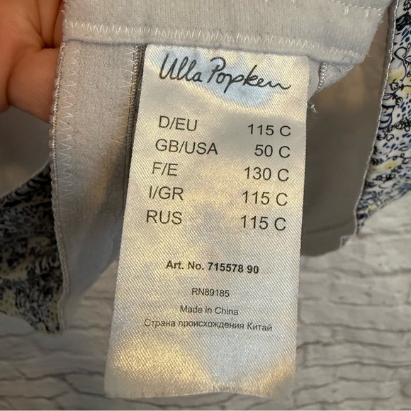 Ulla Popken womens bra 50C all over zebra elephant giraffe print wireless - Picture 8 of 8
